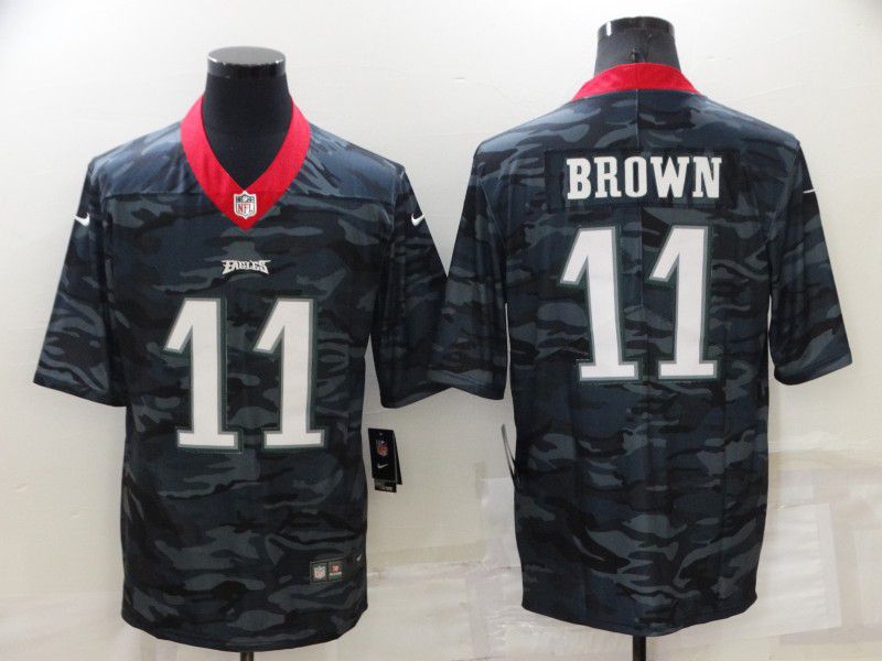 Men Philadelphia Eagles #11 Brown Camo 2022 Nike Limited NFL Jersey->philadelphia eagles->NFL Jersey